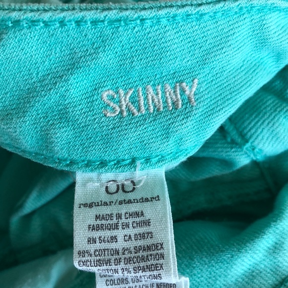 American Eagle Teal Jeans - Picture 6 of 7